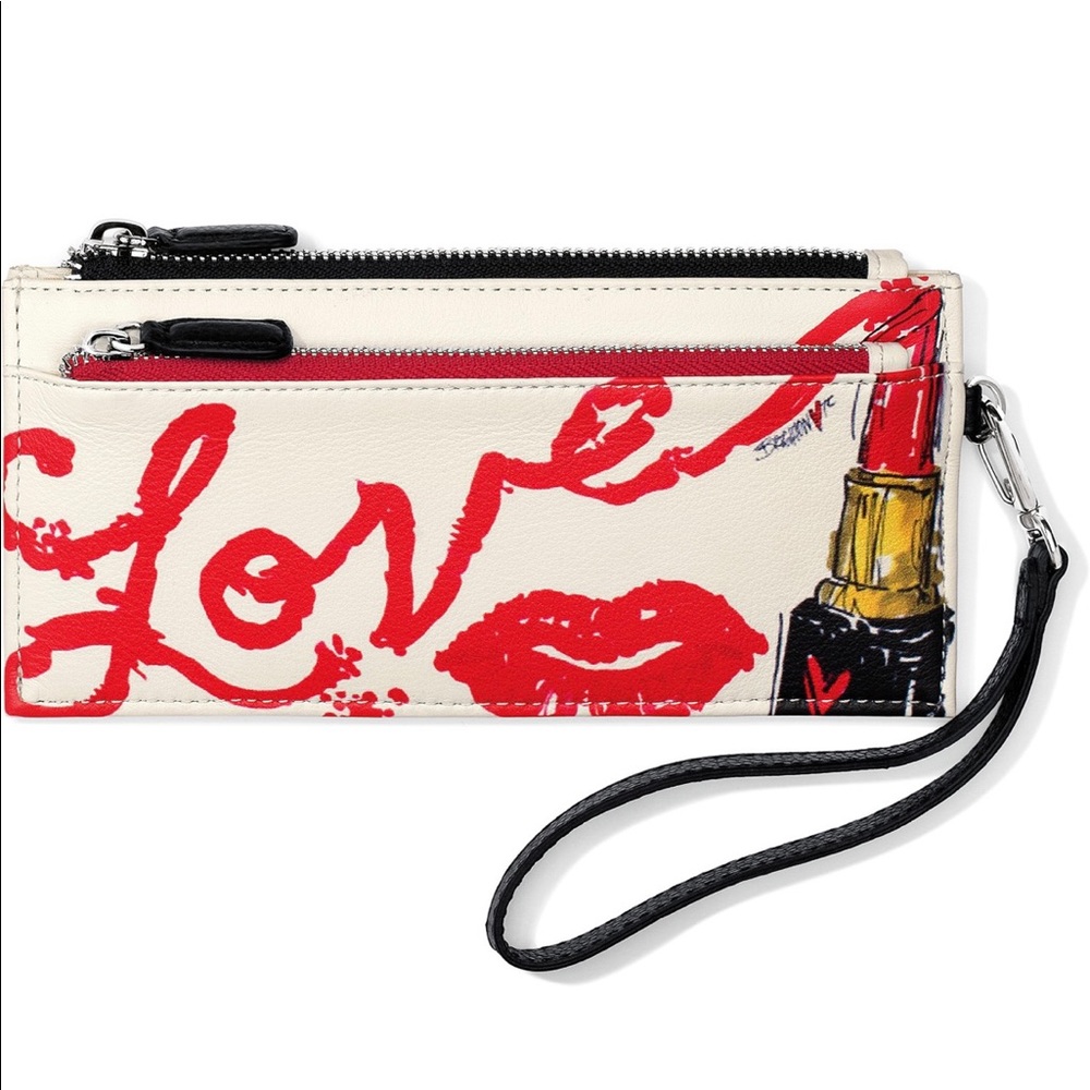 Wearing Red Triple Zip Pouch